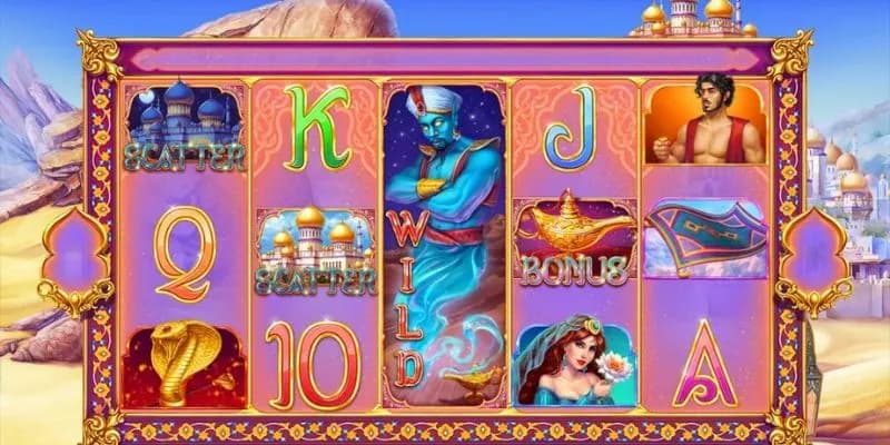 Chi tiết các bước chơi Aladdin Wishes Win55